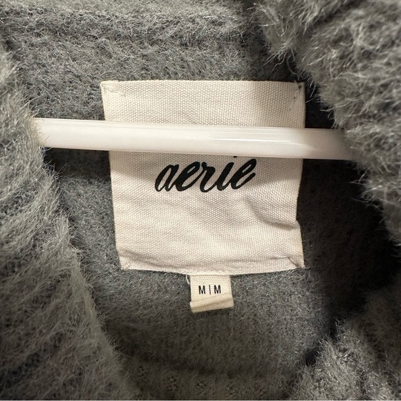 Aerie Cowl Neck Oversized Green Sweater Size Medium - Picture 3 of 5